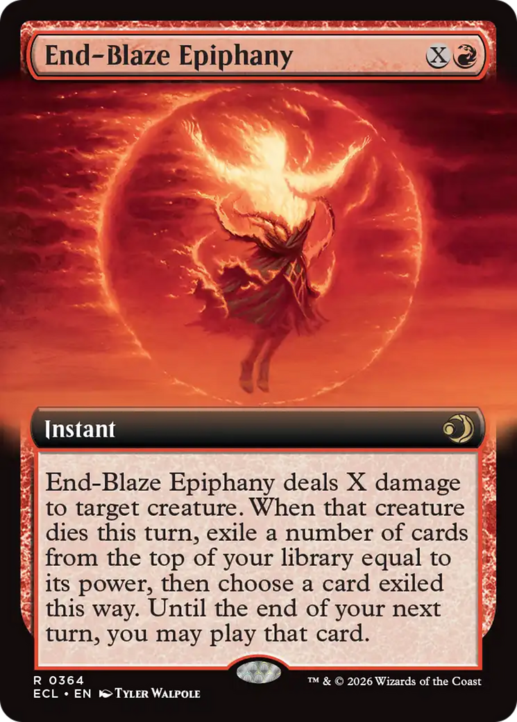 End-Blaze Epiphany (Extended Art) [Lorwyn Eclipsed] | Game Master's Emporium (The New GME)
