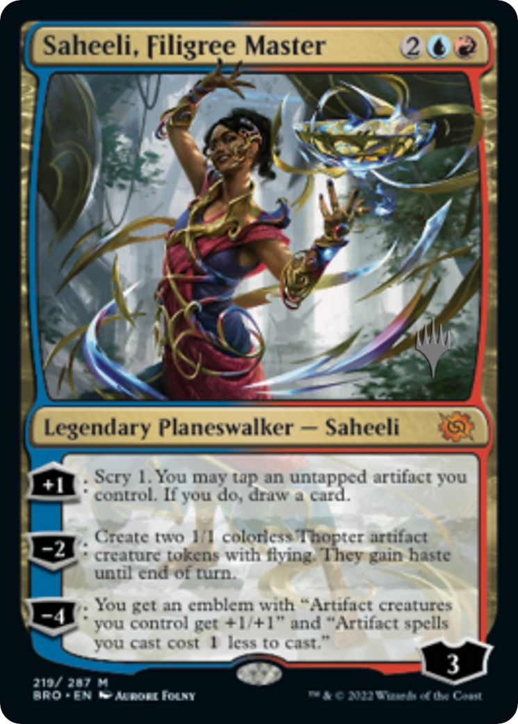 Saheeli, Filigree Master (Promo Pack) [The Brothers' War Promos] | Game Master's Emporium (The New GME)