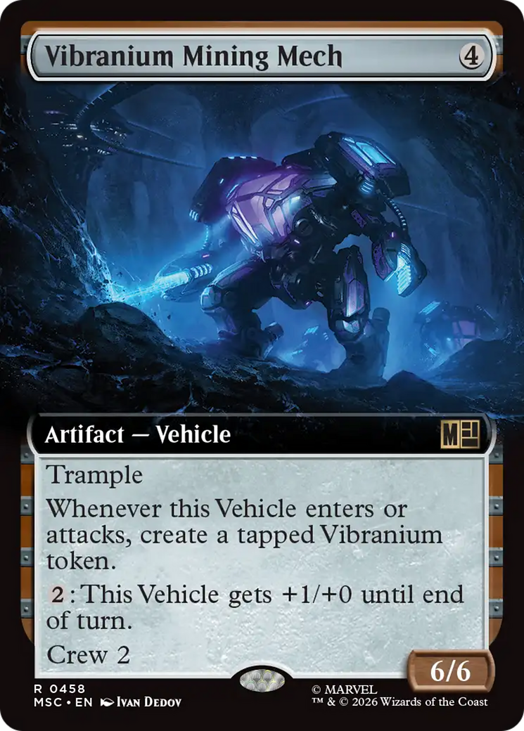 Vibranium Mining Mech (Extended Art) [Marvel Super Heroes Commander] | Game Master's Emporium (The New GME)