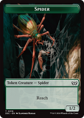 Treefolk // Spider Double-Sided Token [Duskmourn: House of Horror Commander Tokens] | Game Master's Emporium (The New GME)