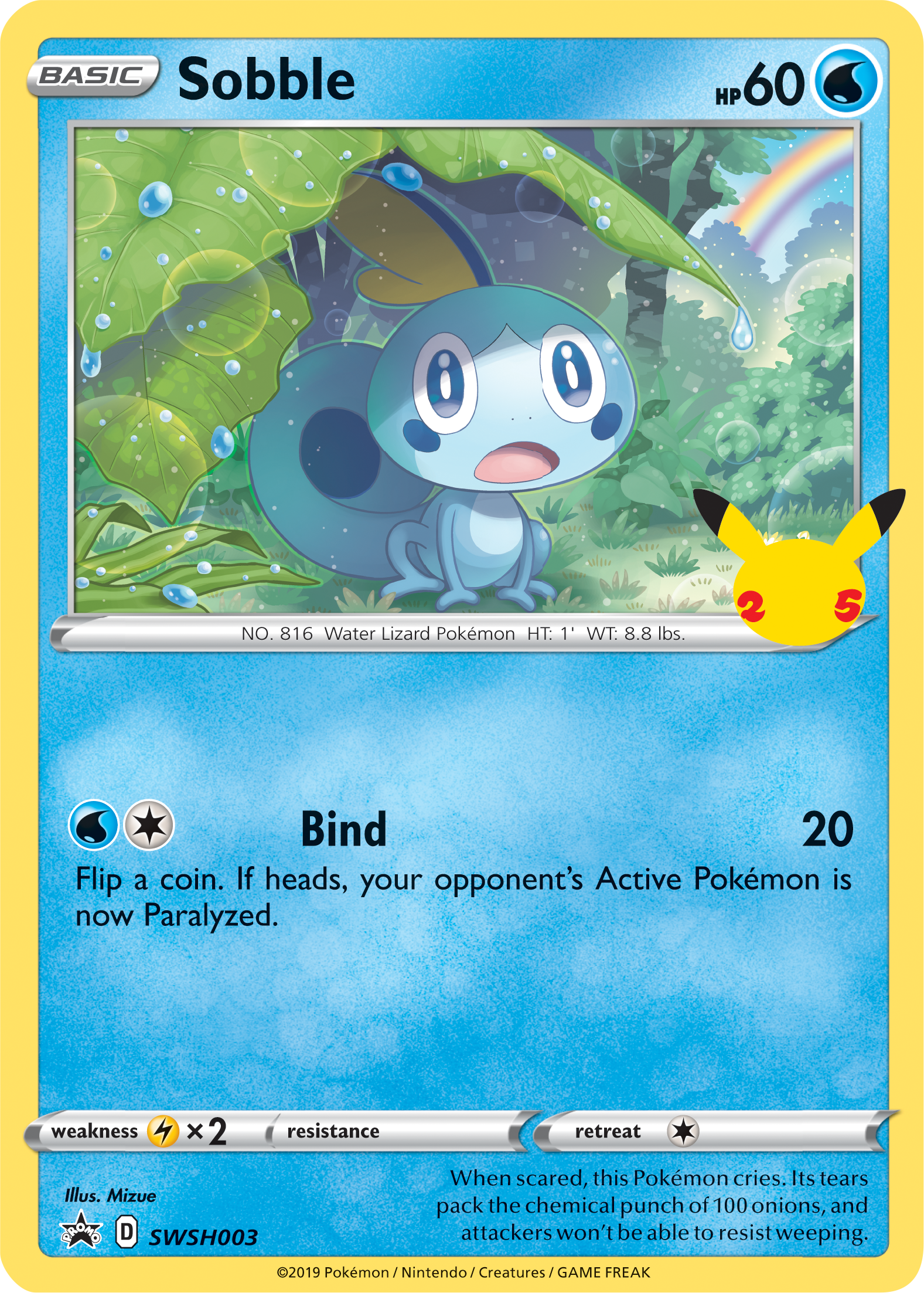 Sobble (SWSH003) (Jumbo Card) [First Partner Pack] | Game Master's Emporium (The New GME)