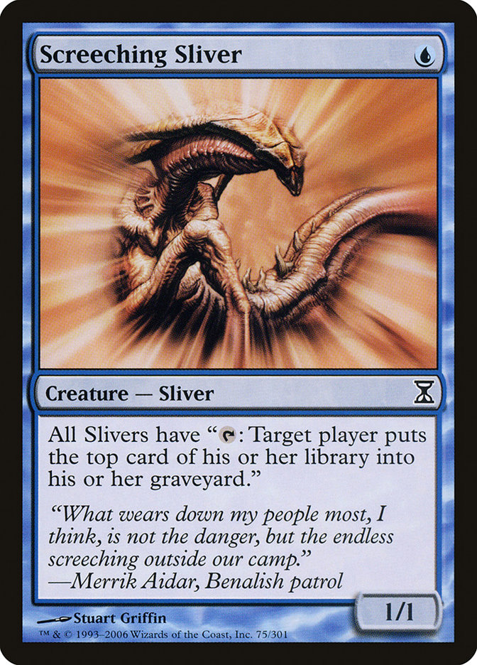 Screeching Sliver [Time Spiral] | Game Master's Emporium (The New GME)