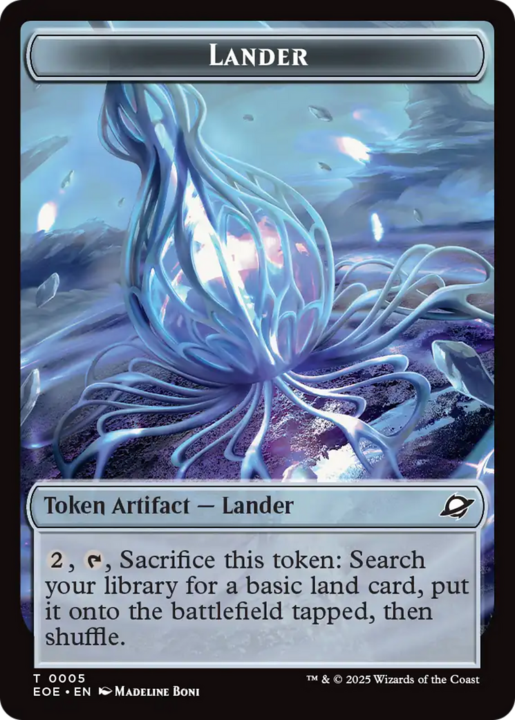 Drone // Lander (0005) Doubled-Sided Token [Edge of Eternities Tokens] | Game Master's Emporium (The New GME)