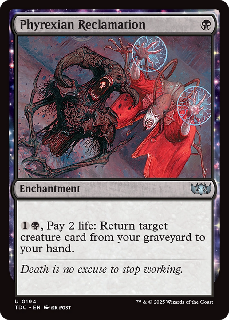 Phyrexian Reclamation [Tarkir: Dragonstorm Commander] | Game Master's Emporium (The New GME)