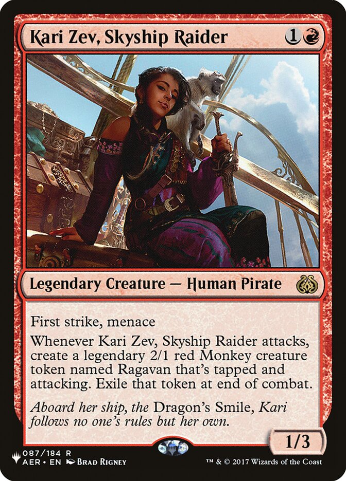 Kari Zev, Skyship Raider [The List] | Game Master's Emporium (The New GME)
