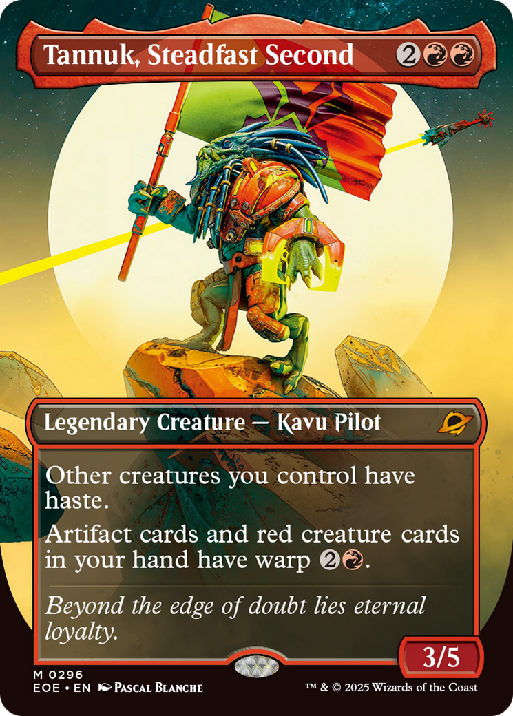 Tannuk, Steadfast Second (Borderless) [Edge of Eternities] | Game Master's Emporium (The New GME)