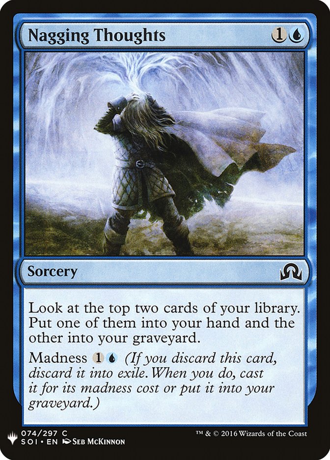Nagging Thoughts [Mystery Booster] | Game Master's Emporium (The New GME)
