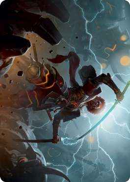 Raiyuu, Storm's Edge Art Card [Kamigawa: Neon Dynasty Art Series] | Game Master's Emporium (The New GME)