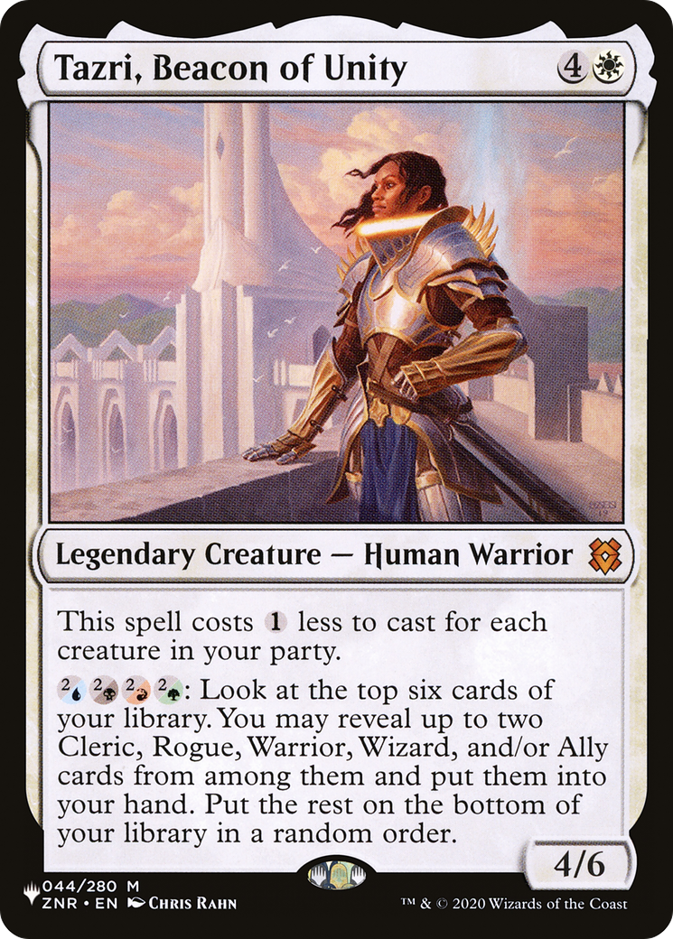 Tazri, Beacon of Unity (ZNR) [The List] | Game Master's Emporium (The New GME)