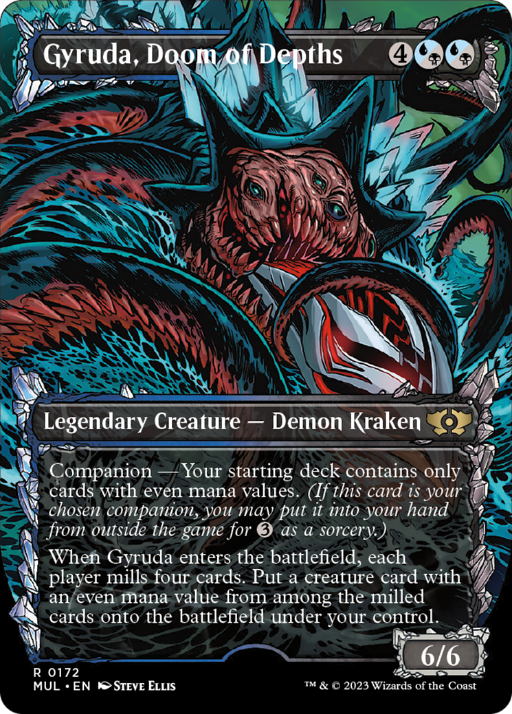 Gyruda, Doom of Depths (Halo Foil) [Multiverse Legends] | Game Master's Emporium (The New GME)