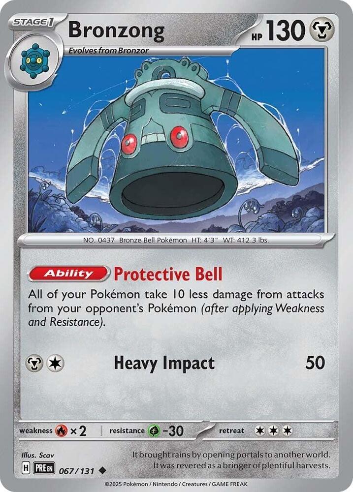 Bronzong (067/131) [Scarlet & Violet: Prismatic Evolutions] | Game Master's Emporium (The New GME)