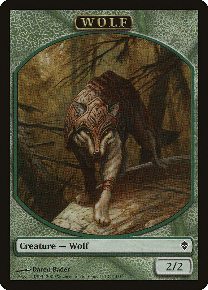 Wolf Token [Zendikar Tokens] | Game Master's Emporium (The New GME)