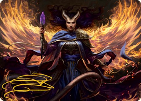 Farideh, Devil's Chosen Art Card (Gold-Stamped Signature) [Dungeons & Dragons: Adventures in the Forgotten Realms Art Series] | Game Master's Emporium (The New GME)