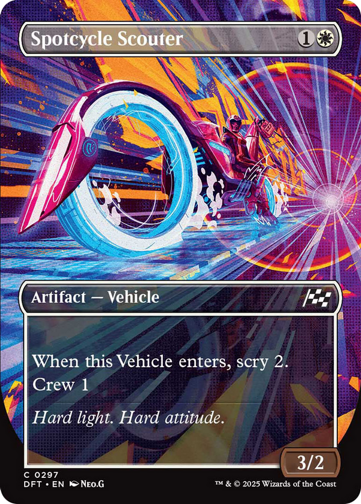 Spotcycle Scouter (Borderless) [Aetherdrift] | Game Master's Emporium (The New GME)