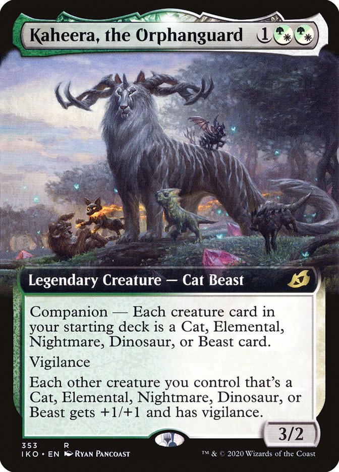 Kaheera, the Orphanguard (Extended Art) [Ikoria: Lair of Behemoths] | Game Master's Emporium (The New GME)