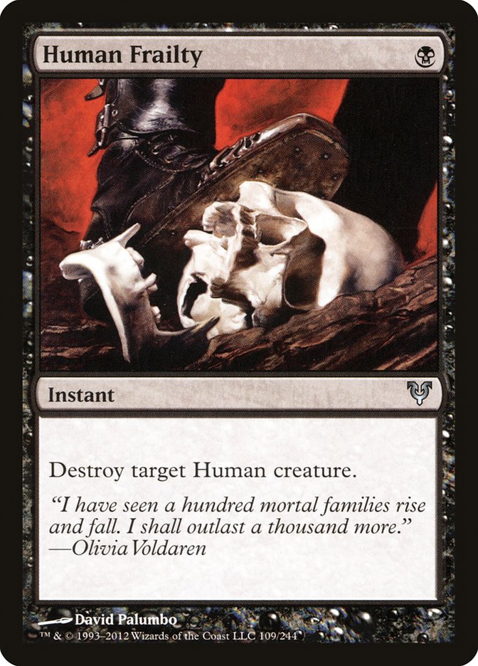Human Frailty [Avacyn Restored] | Game Master's Emporium (The New GME)