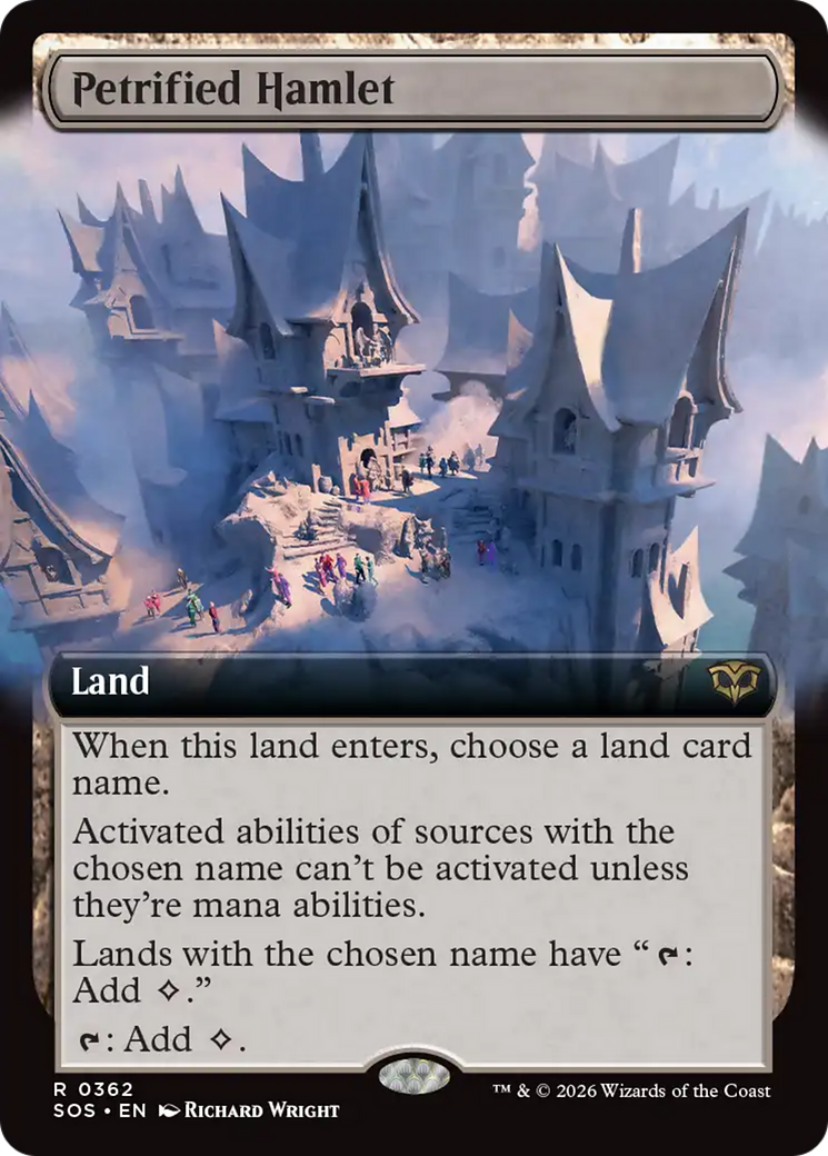 Petrified Hamlet (Extended Art) [Secrets of Strixhaven] | Game Master's Emporium (The New GME)