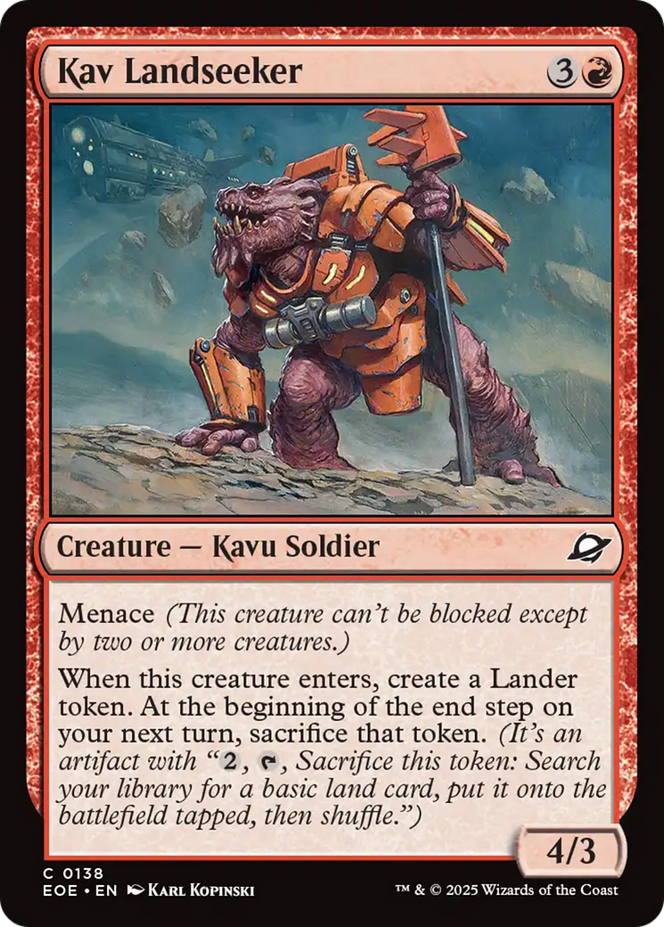 Kav Landseeker [Edge of Eternities] | Game Master's Emporium (The New GME)