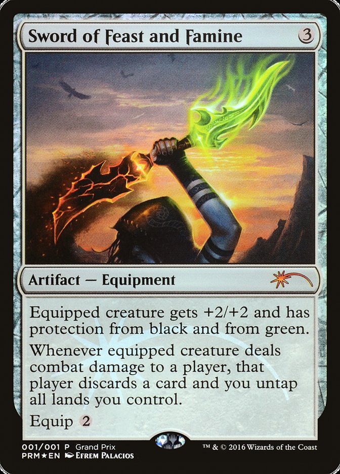Sword of Feast and Famine [Grand Prix Promos] | Game Master's Emporium (The New GME)