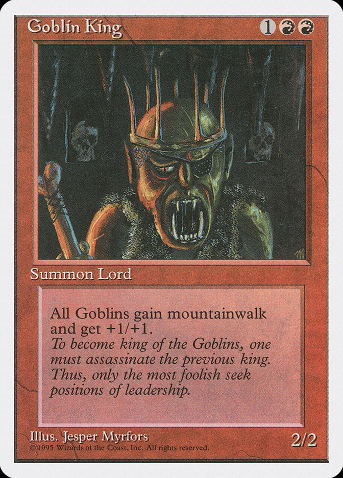 Goblin King [Fourth Edition] | Game Master's Emporium (The New GME)