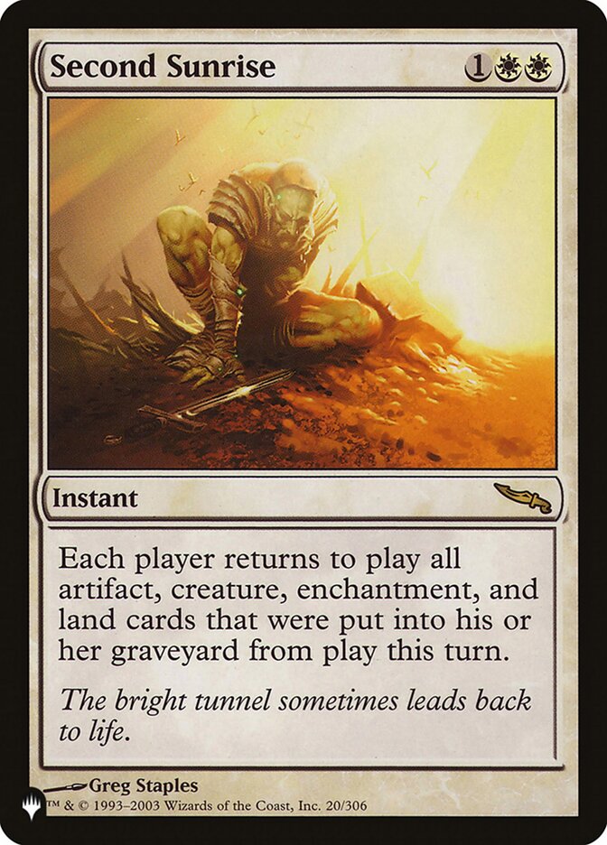 Second Sunrise [The List] | Game Master's Emporium (The New GME)