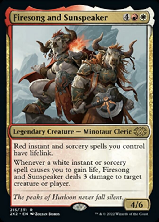 Firesong and Sunspeaker [Double Masters 2022] | Game Master's Emporium (The New GME)