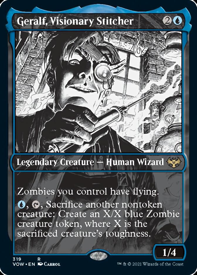 Geralf, Visionary Stitcher (Showcase Eternal Night) [Innistrad: Crimson Vow] | Game Master's Emporium (The New GME)