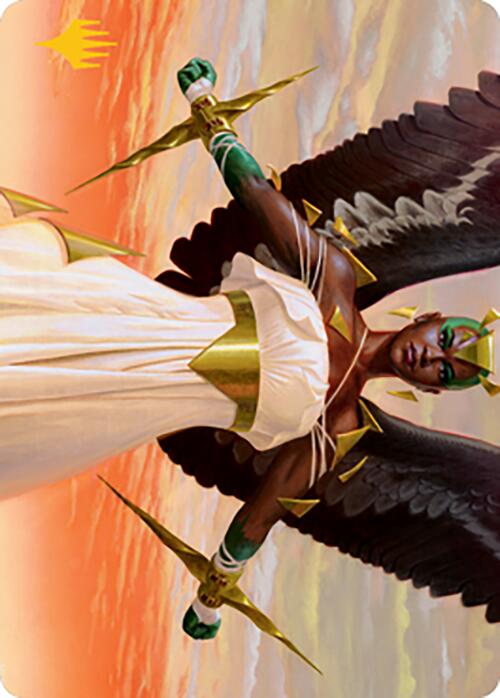 Glorious Enforcer Art Card (Gold-Stamped Signature) [Modern Horizons 2 Art Series] | Game Master's Emporium (The New GME)