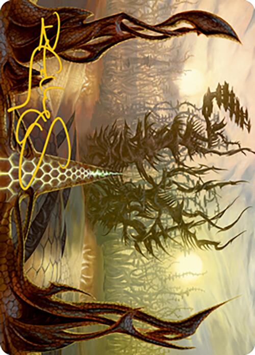 Thornglint Bridge Art Card (Gold-Stamped Signature) [Modern Horizons 2 Art Series] | Game Master's Emporium (The New GME)