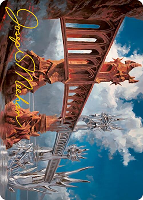 Silverbluff Bridge Art Card (Gold-Stamped Signature) [Modern Horizons 2 Art Series] | Game Master's Emporium (The New GME)
