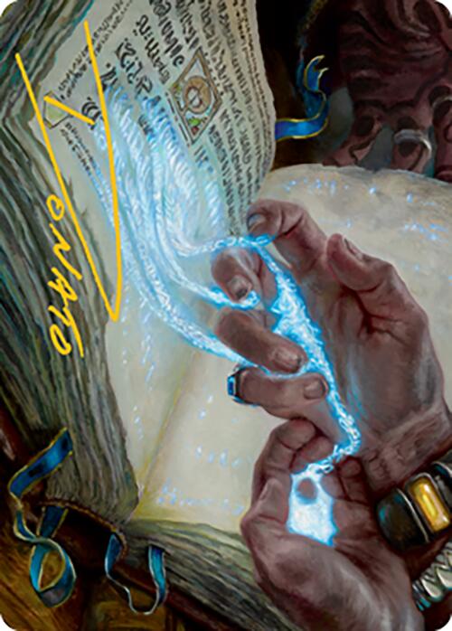 Mystic Redaction Art Card (Gold-Stamped Signature) [Modern Horizons 2 Art Series] | Game Master's Emporium (The New GME)