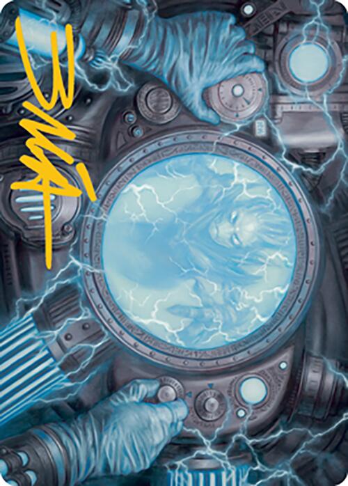 Recalibrate Art Card (Gold-Stamped Signature) [Modern Horizons 2 Art Series] | Game Master's Emporium (The New GME)