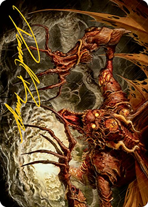 Archfiend of Sorrows Art Card (Gold-Stamped Signature) [Modern Horizons 2 Art Series] | Game Master's Emporium (The New GME)