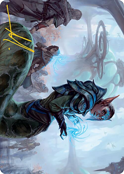 Lonis, Cryptozoologist Art Card (Gold-Stamped Signature) [Modern Horizons 2 Art Series] | Game Master's Emporium (The New GME)