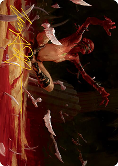Bone Shards Art Card (Gold-Stamped Signature) [Modern Horizons 2 Art Series] | Game Master's Emporium (The New GME)