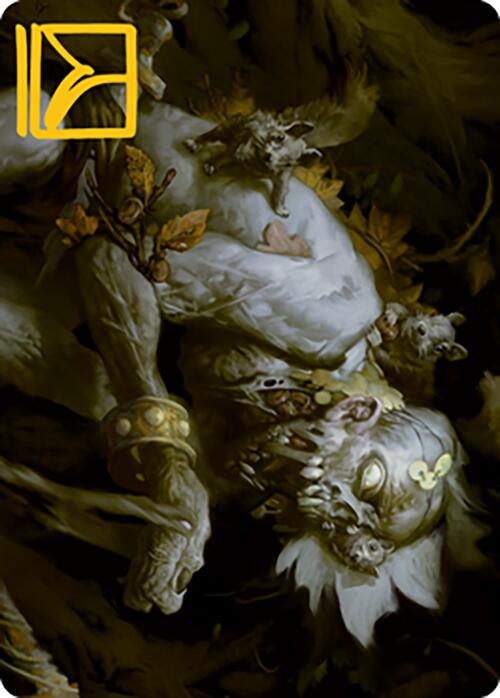 Nested Shambler Art Card (Gold-Stamped Signature) [Modern Horizons 2 Art Series] | Game Master's Emporium (The New GME)