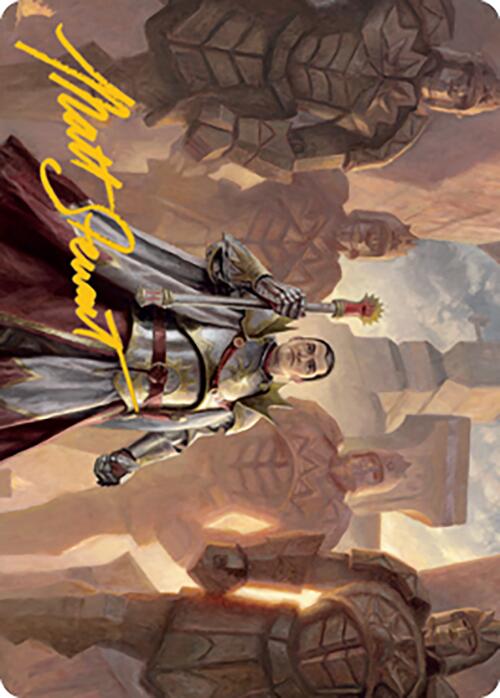 General Ferrous Rokiric Art Card (Gold-Stamped Signature) [Modern Horizons 2 Art Series] | Game Master's Emporium (The New GME)