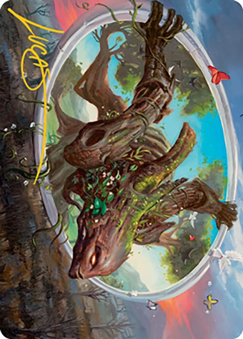 Gaea's Will Art Card (Gold-Stamped Signature) [Modern Horizons 2 Art Series] | Game Master's Emporium (The New GME)