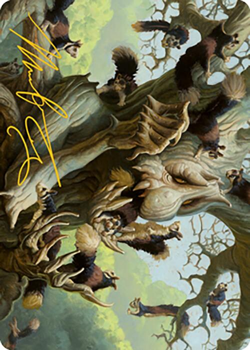 Scurry Oak Art Card (Gold-Stamped Signature) [Modern Horizons 2 Art Series] | Game Master's Emporium (The New GME)