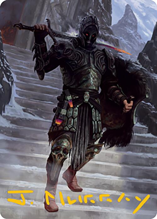 Dakkon, Shadow Slayer Art Card (49) (Gold-Stamped Signature) [Modern Horizons 2 Art Series] | Game Master's Emporium (The New GME)