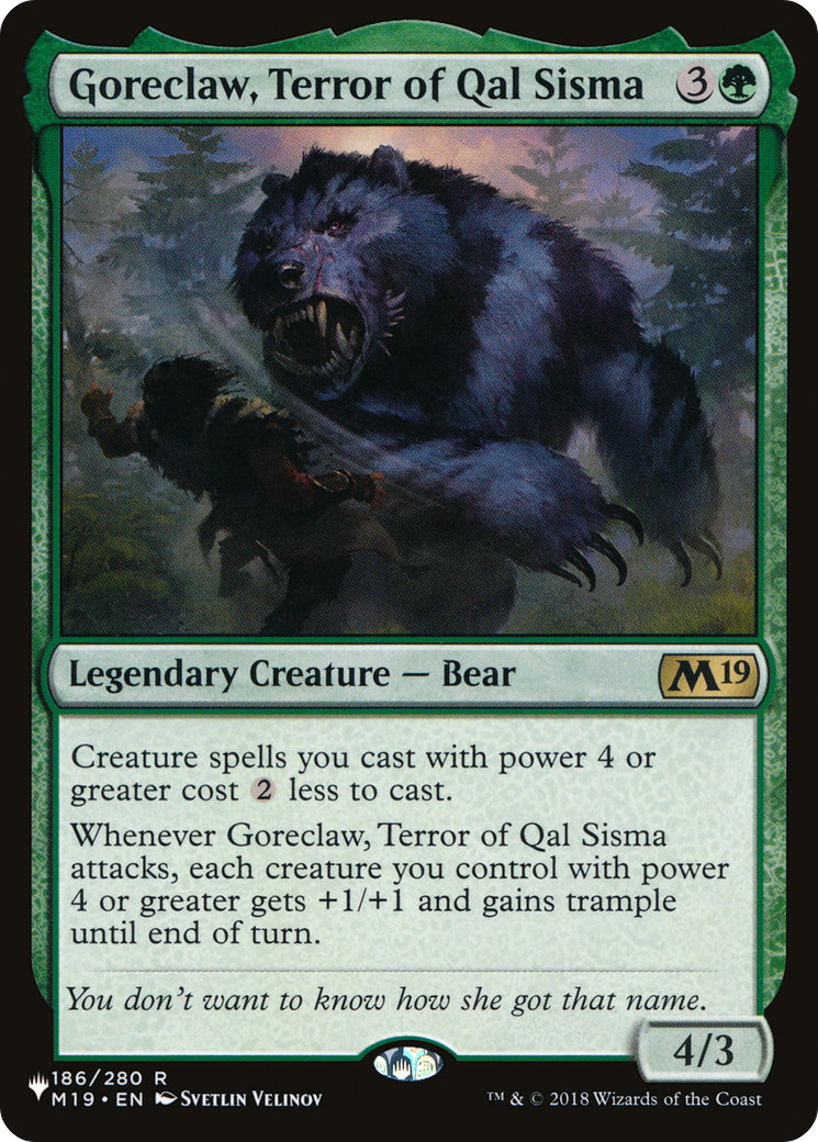 Goreclaw, Terror of Qal Sisma [The List] | Game Master's Emporium (The New GME)