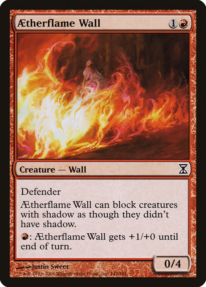Aetherflame Wall [Time Spiral] | Game Master's Emporium (The New GME)