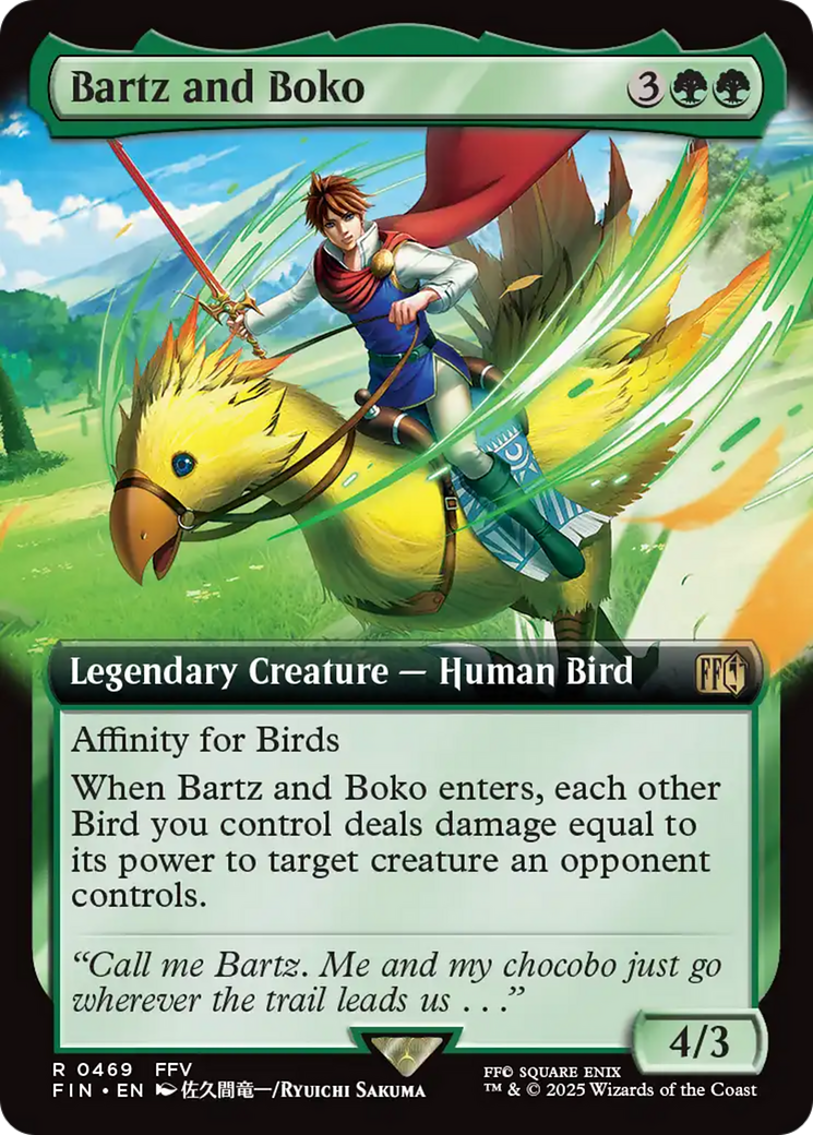 Bartz and Boko (Extended Art) [FINAL FANTASY] | Game Master's Emporium (The New GME)