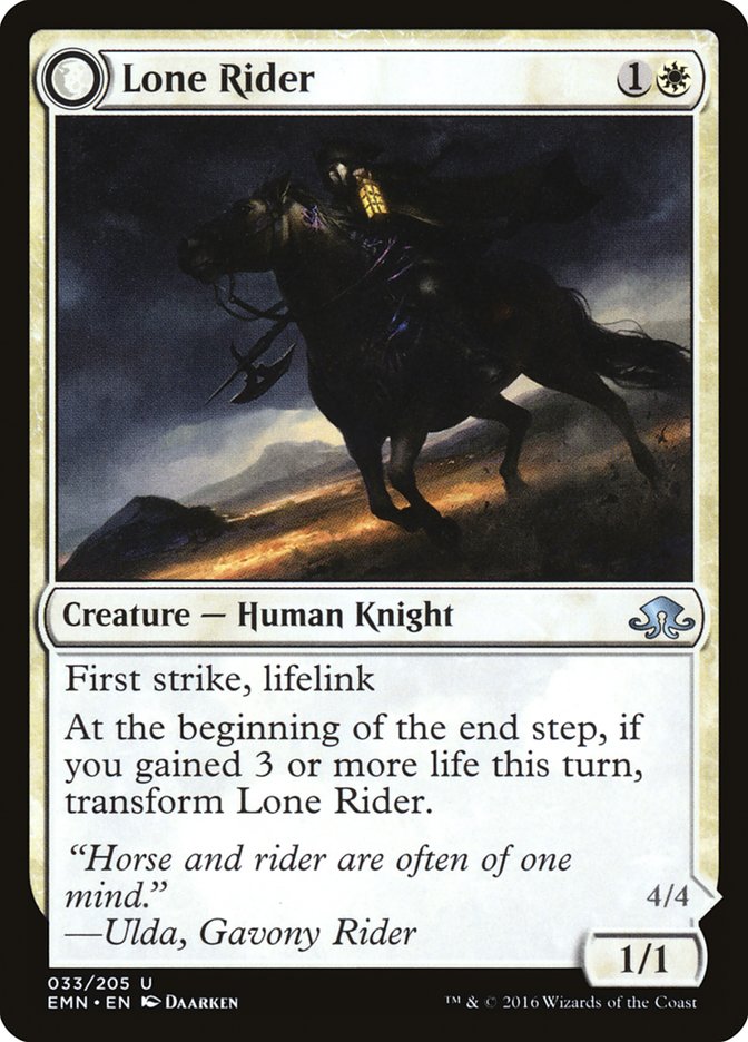Lone Rider // It That Rides as One [Eldritch Moon] | Game Master's Emporium (The New GME)