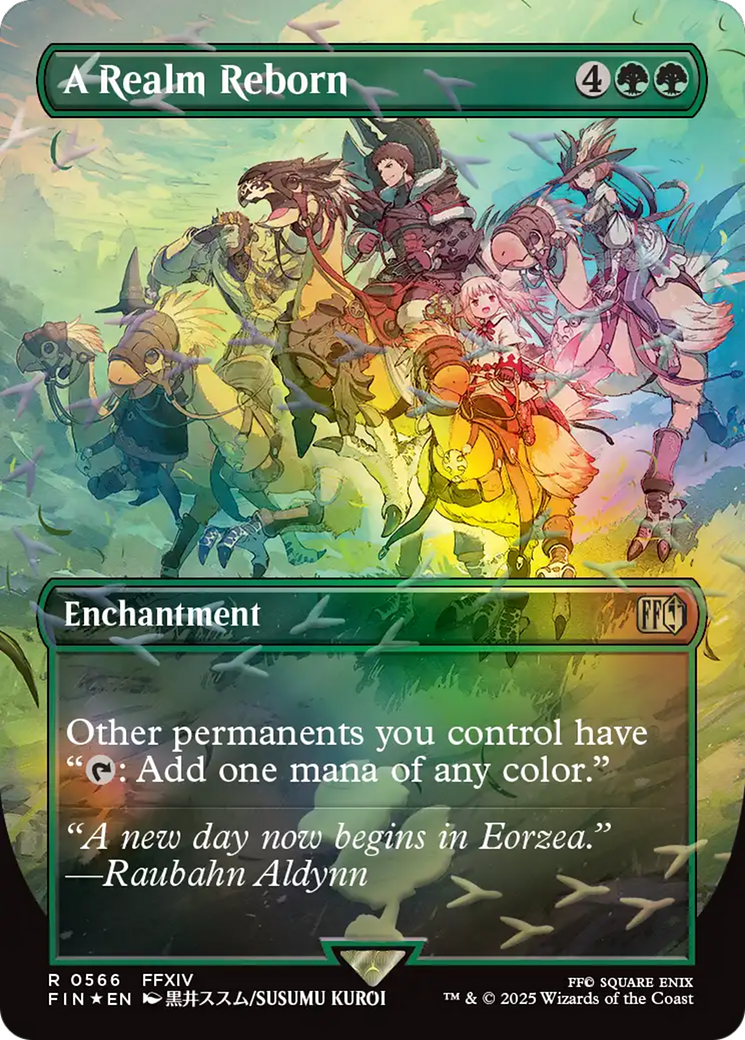 A Realm Reborn (Borderless) (Chocobo Track Foil) [FINAL FANTASY] | Game Master's Emporium (The New GME)