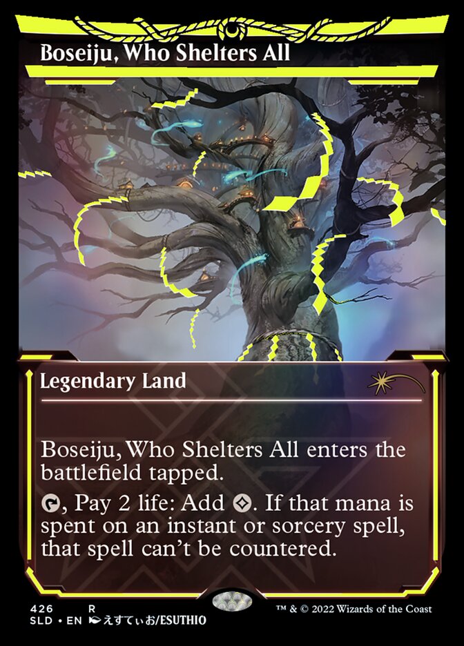 Boseiju, Who Shelters All (Neon Ink Yellow) [Secret Lair Drop Series] | Game Master's Emporium (The New GME)