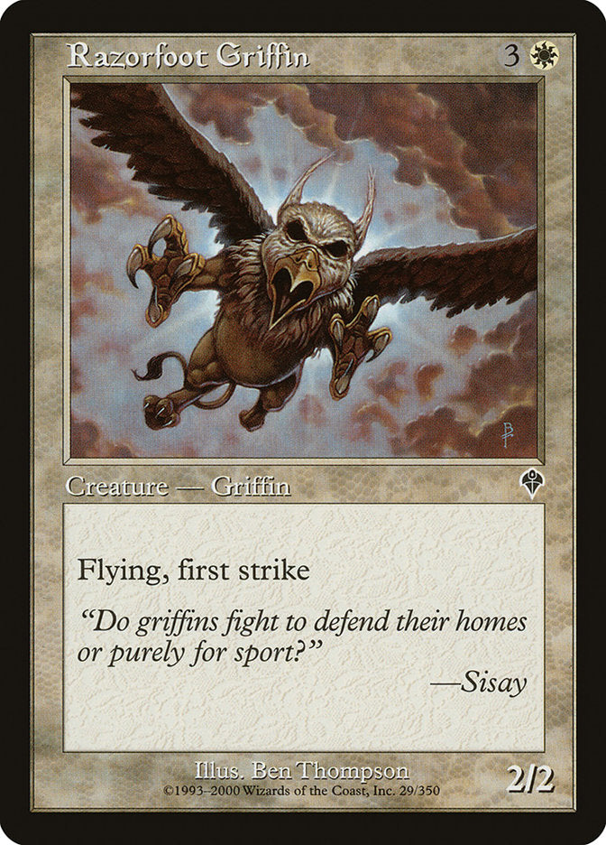 Razorfoot Griffin [Invasion] | Game Master's Emporium (The New GME)