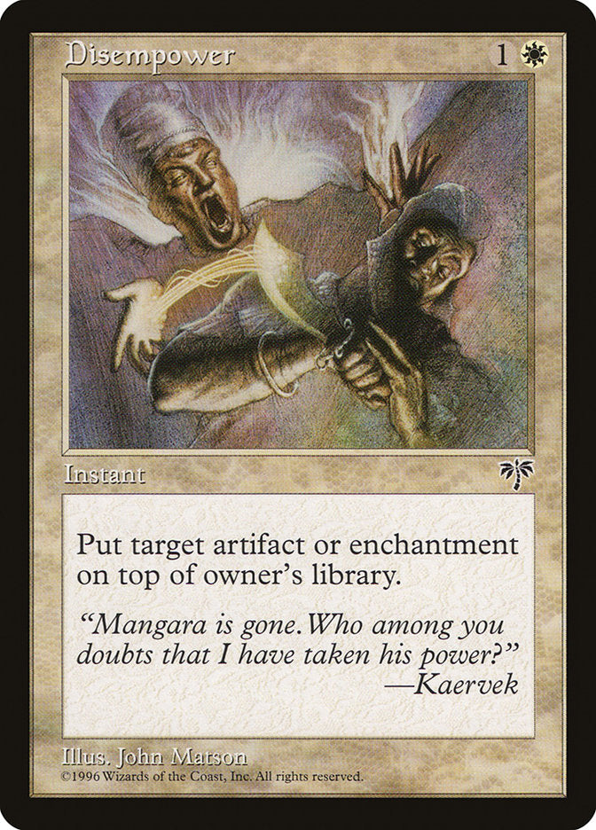 Disempower [Mirage] | Game Master's Emporium (The New GME)
