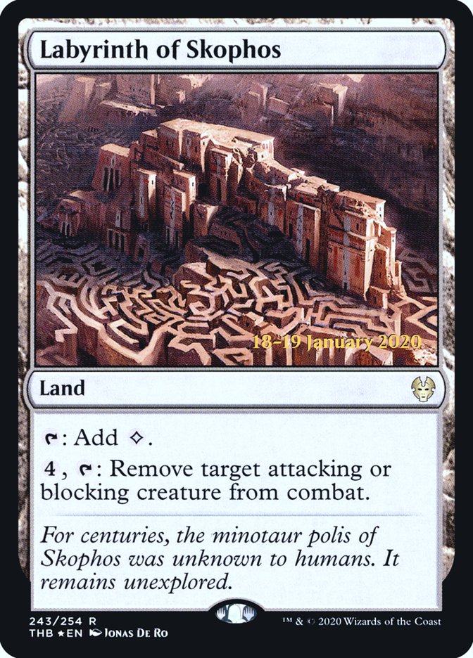 Labyrinth of Skophos [Theros Beyond Death Prerelease Promos] | Game Master's Emporium (The New GME)