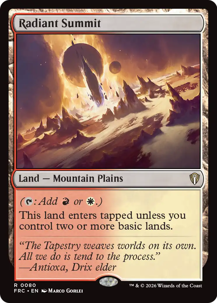 Radiant Summit [Reality Fracture Commander] | Game Master's Emporium (The New GME)